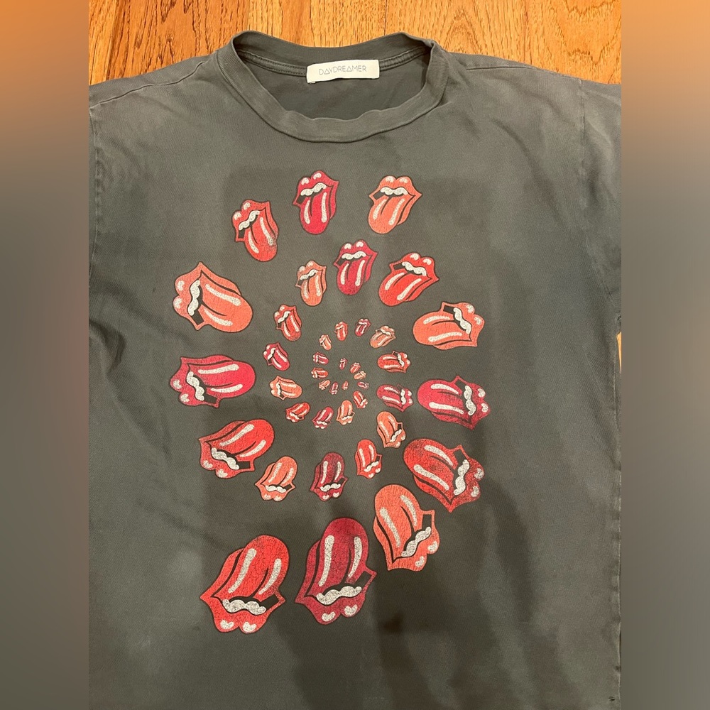 Daydreamer Rolling Stones grey t shirt 100 cotton size small